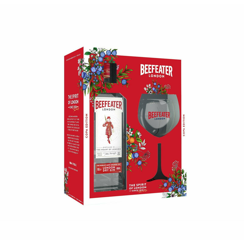 Beefeater dry gin 0.7l 40%alc + pahar