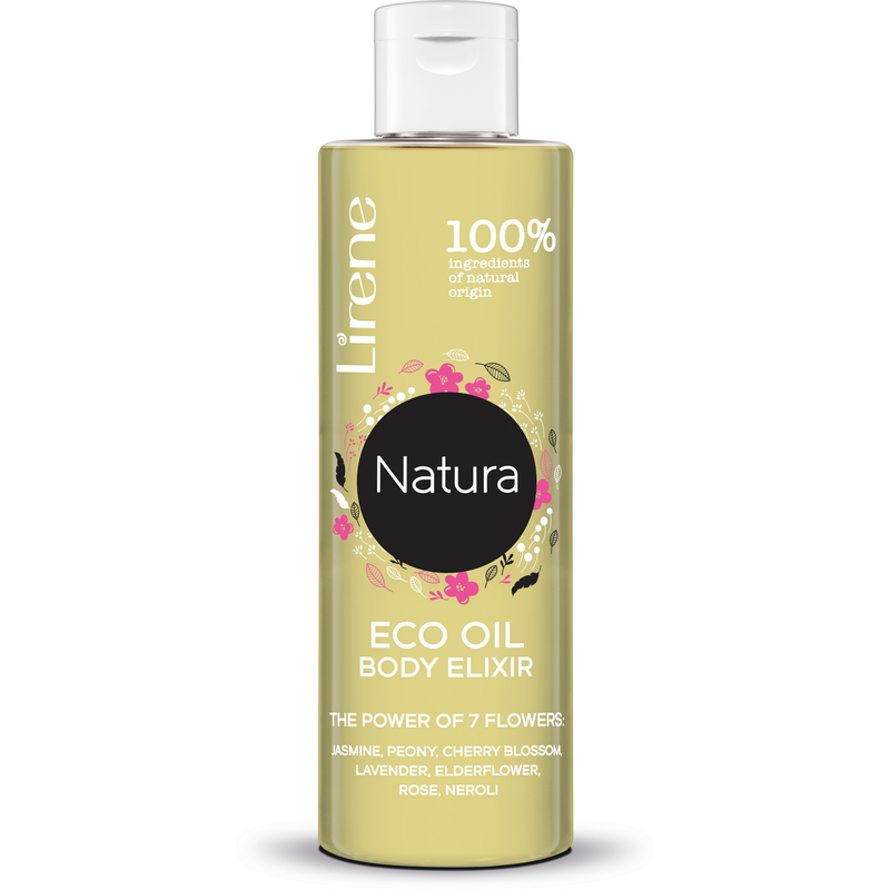 Lirene Natura - Ulei elixir de corp, 100% natural, 100ml