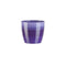 Vasi in plastica viola marmo Aga, 18 cm