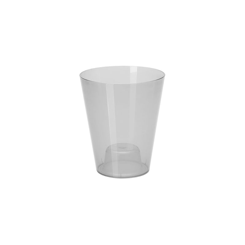 Vulcano ghiveci plastic pentru orhidee transparent, 12.5 cm