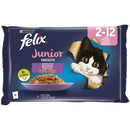 Cibo per gatti Felix Fantastic Junior con pollo, 4x85g