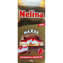 NELINA MAX Ciocolata cu cheesecake & capsuni, 110 g