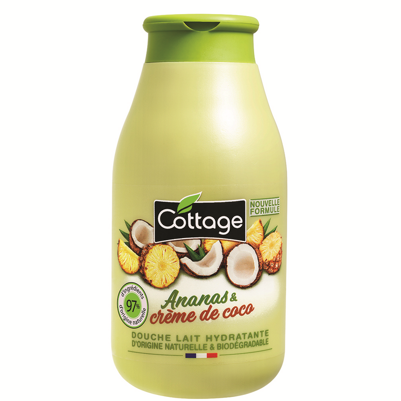 Cottage gel dus lapte ananas&cocos, 250 ml