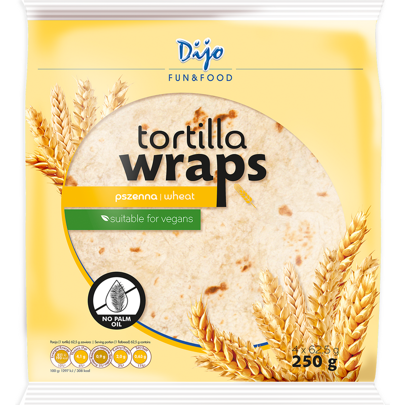 Tortilla wraps Original, 250g