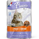 Hrana umeda pentru pisici Plaisir plic cu Pui&Ficat (si pentru sterilizate), 100g