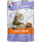 Hrana umeda pentru pisici Plaisir plic cu Pui&Ficat (si pentru sterilizate), 100g