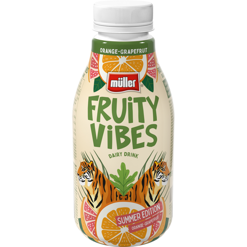 MÃƒÂ¼ller bautura lactata fructata -FRUITY VIBES (portocala-grapefruit), 500 g