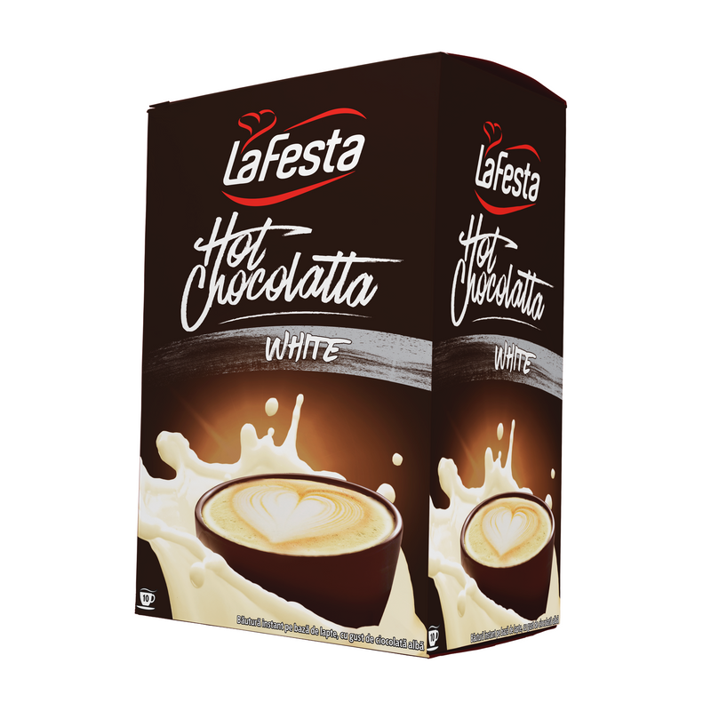 La Festa ciocolata calda alba, 10x25 g