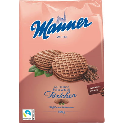 Manner tartlets cioco-brownie napolitane, 400g