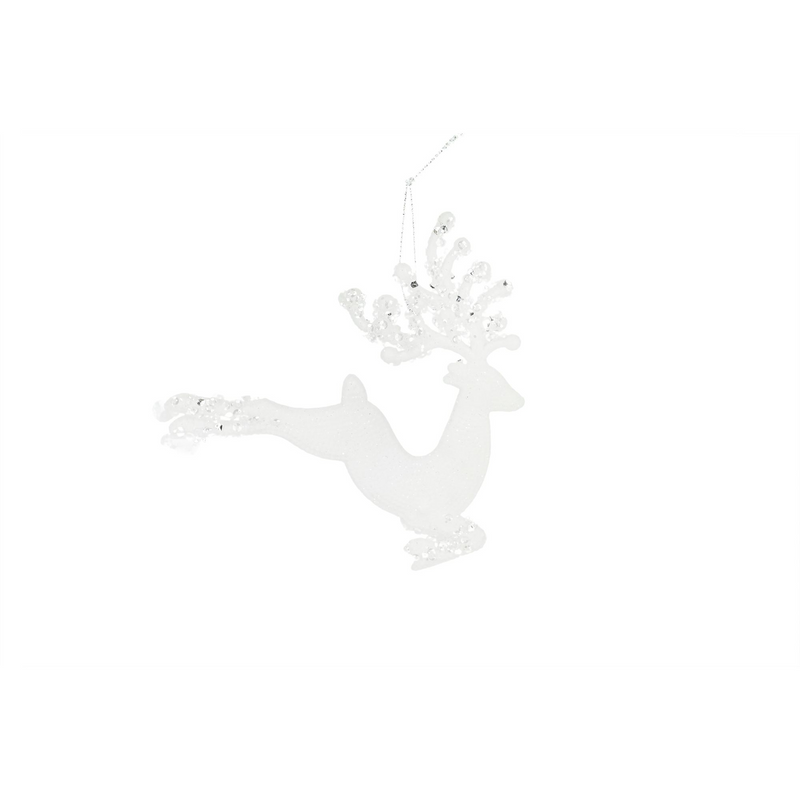 Cerb gliterat cu laser, 13x12cm