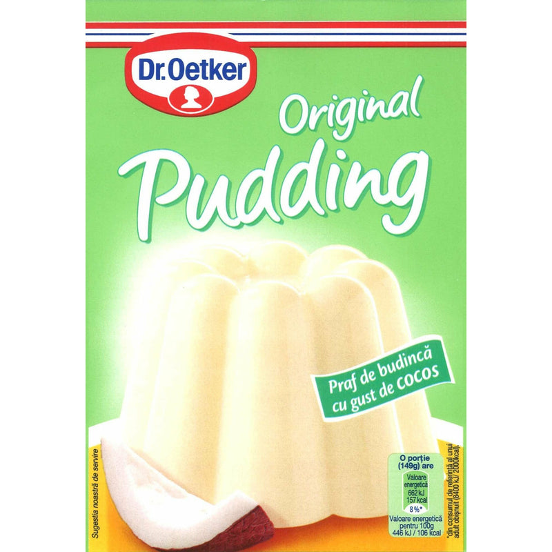 Dr.Oetker Original Pudding praf de budinca cu gust de cocos, 40g