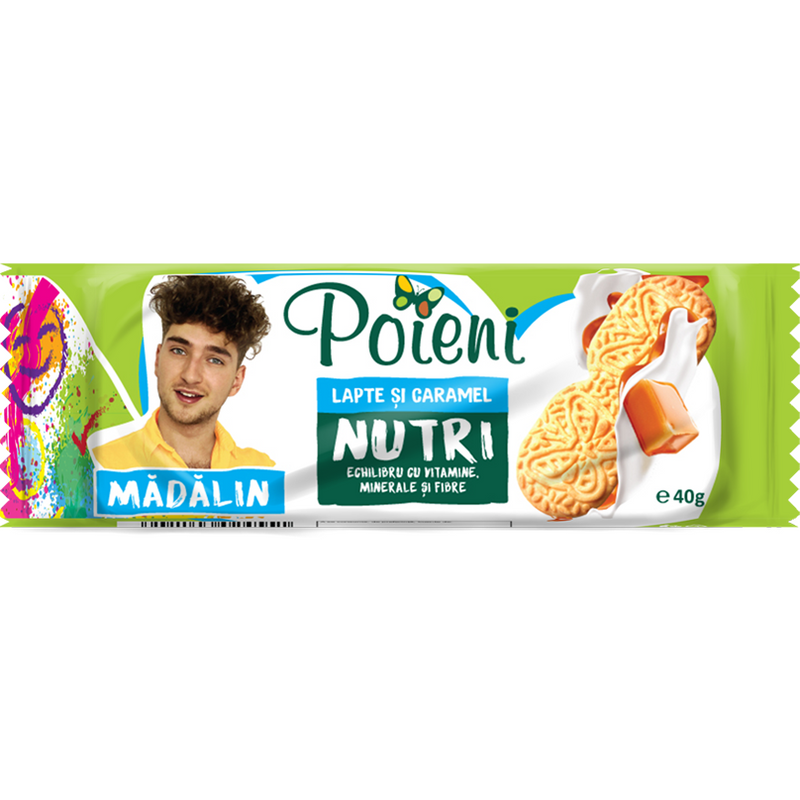 Poieni Nutri lapte si caramel, 40g