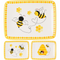 Тањир 20к2.4цм украшен пчелицама АЗД501660