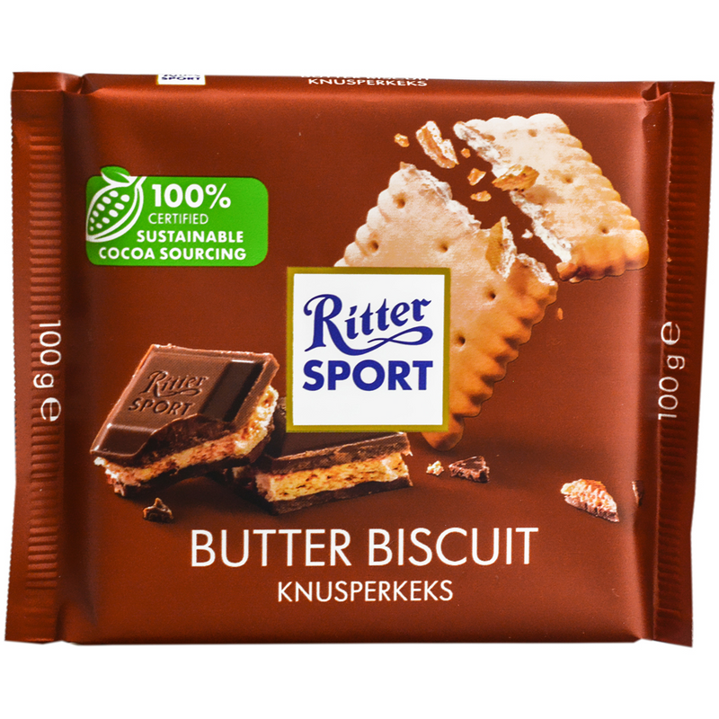 Ritter biscuiti in ciocolata, 100g