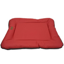 4Dog cuscino da campeggio deluxe m 80*64cm rosso