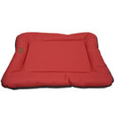 4Dog deluxe jastuk za kampiranje m 80*64cm crveni