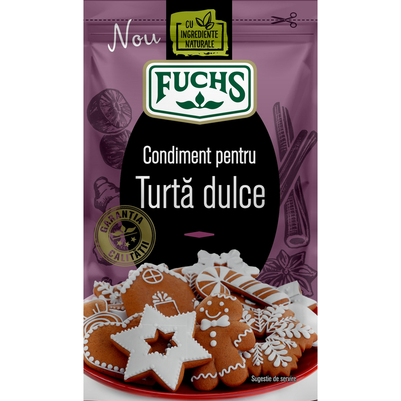 Fuchs condiment turta dulce, 20 g