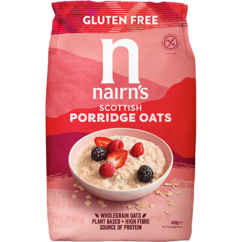 Nairns porridge fulgi de ovaz integral fara gluten, 450g