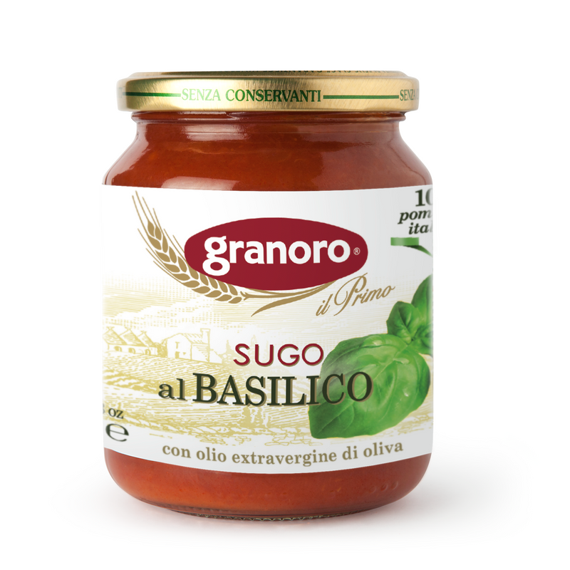 Sos cu busuioc gata preparat, 370g, Granoro