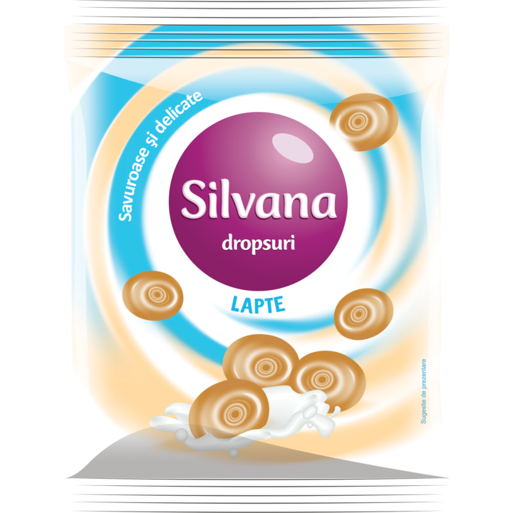 Silvana  bomboane cu lapte, 75 g
