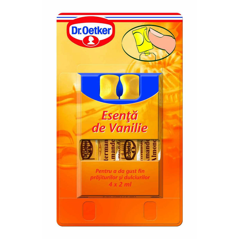 Dr.Oetker Esenta de Vanilie, 4 * 2ml