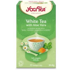 Yogi Tea ceai Bio Alb cu Aloe Vera, 17 pliculete 30.6gr
