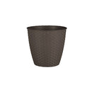 Ghiveci plastic model rattan moka, 29 cm