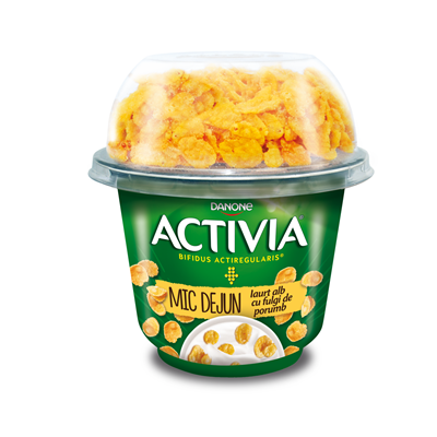 Activia mic dejun fulgi porumb, 168g