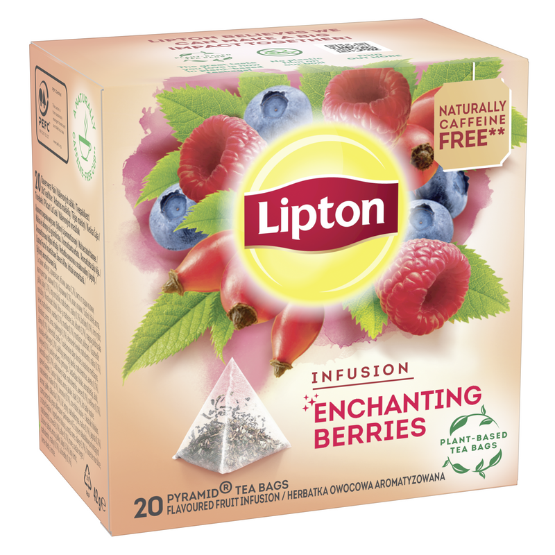 Lipton zmeura si afine 20 plicuri