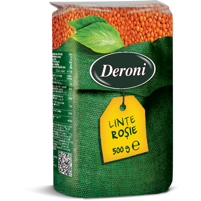 Deroni linte rosie, 500g