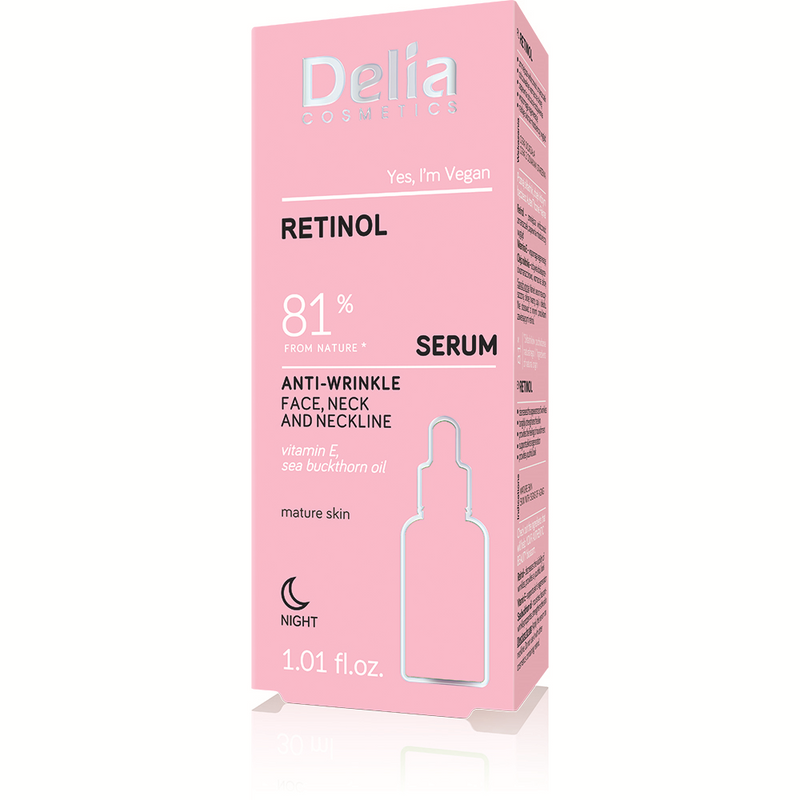 Delia ser fata&decolteu retinol antirid, 30 ml