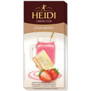 Heidi Creme DOr Tableta Ciocolata alba cu umplutura de capsuni, 90g