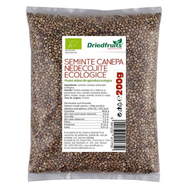 Orchard seminte canepa eco, 200g