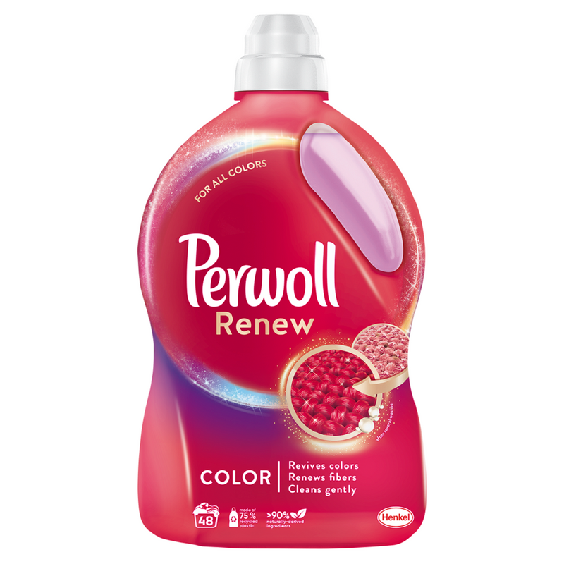 Detergent lichid Perwoll Renew Color, 2880ml, 48 spalari