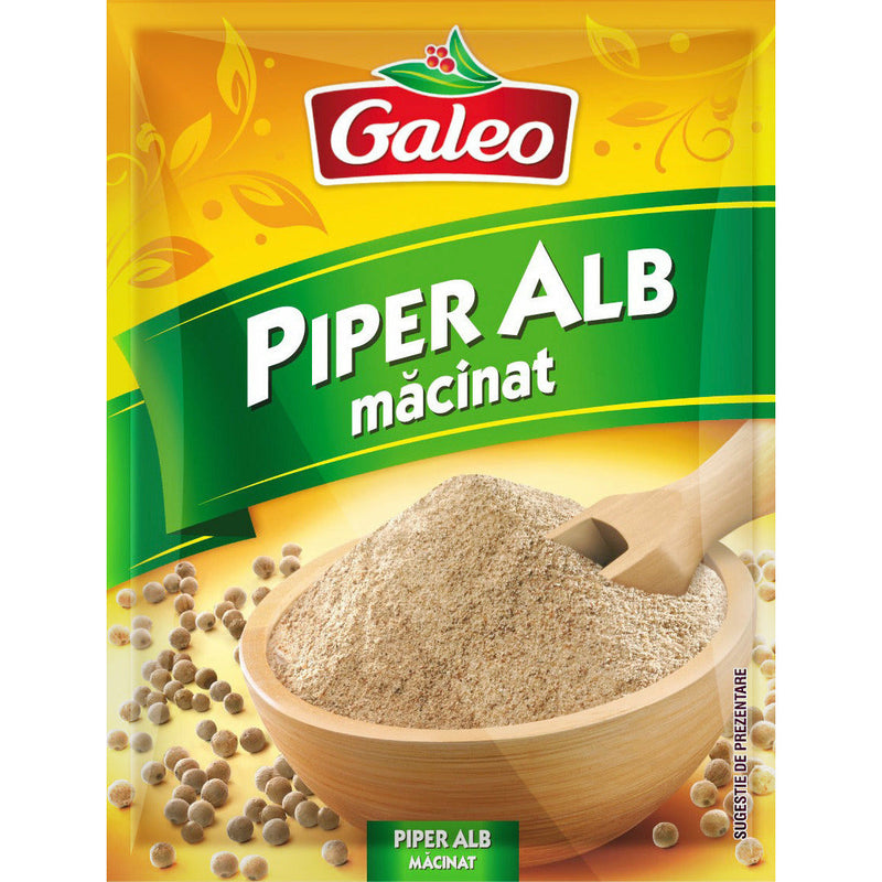 GALEO Piper alb macinat, 15 g