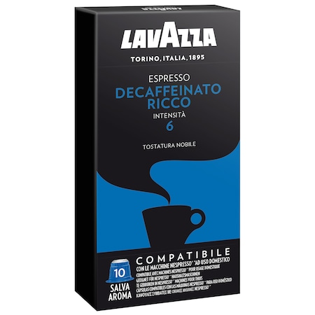 LAVAZZA decafeinizata 10 capsule, 50G