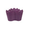 Koronka triple lace pots in purple plastic, 25 cm