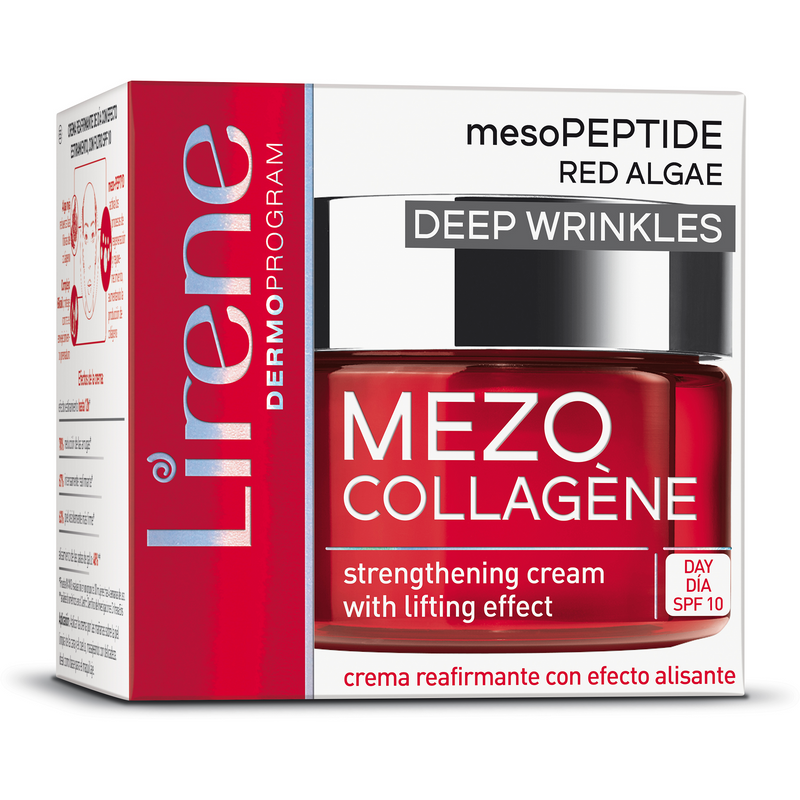 Lirene Mezo-Collagene - Crema de zi, pentru tratarea ridurilor profunde, 50ml