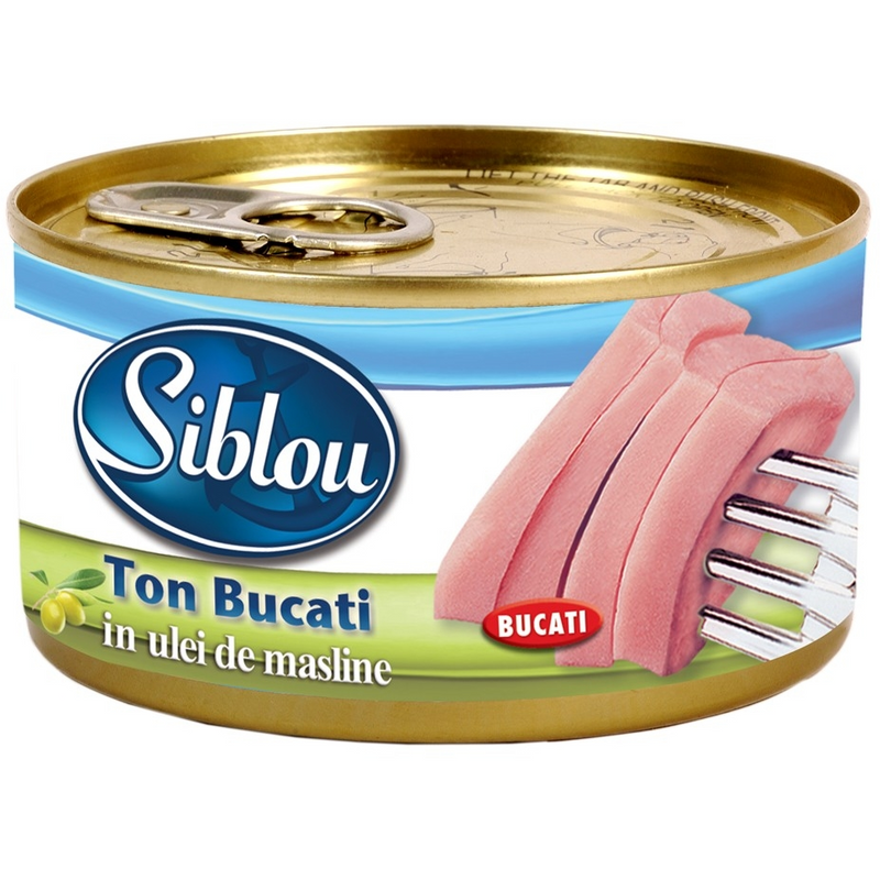 Siblou ton buc in ulei, 185g