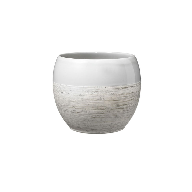 Alberta ghiveci ceramica gri, 18 cm