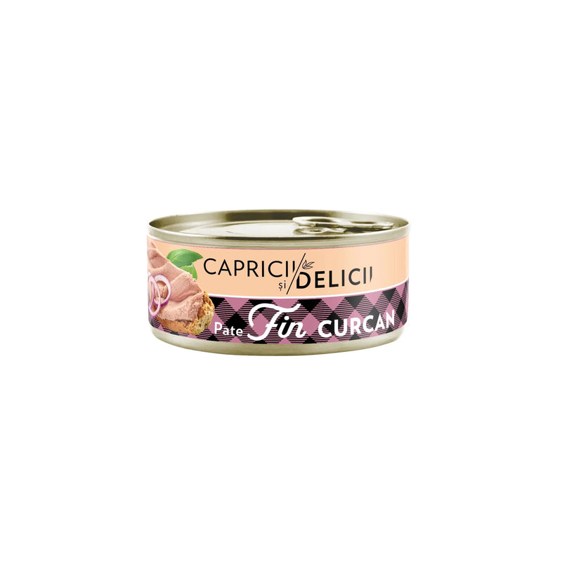 Capricii si Delicii pate fin curcan 20%, 120 g
