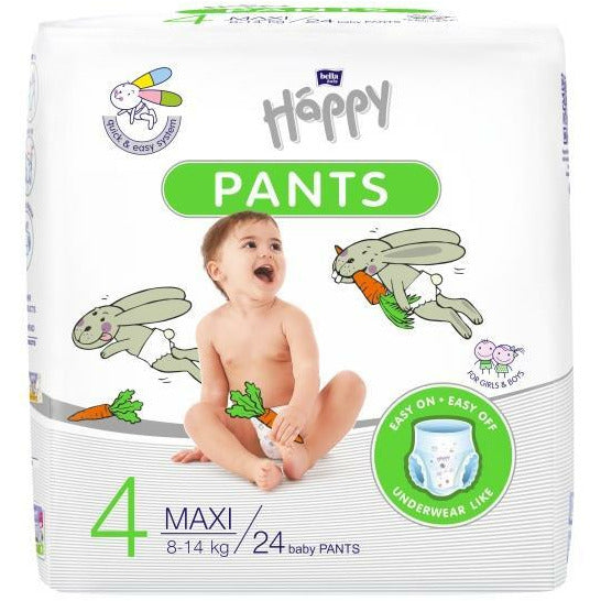 Happy pant maxi scutece 8-14kg, 24 bucati