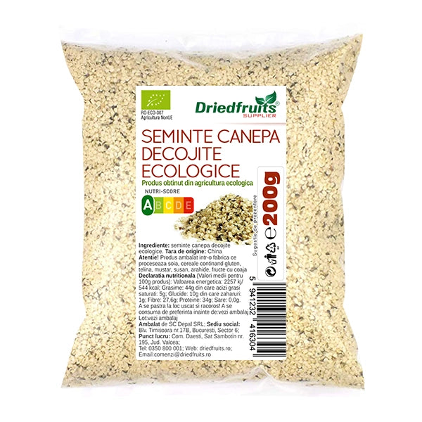 Orchard seminte canepa decojite eco, 200g