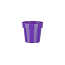 Classic ghiveci plastic mov, 14 cm