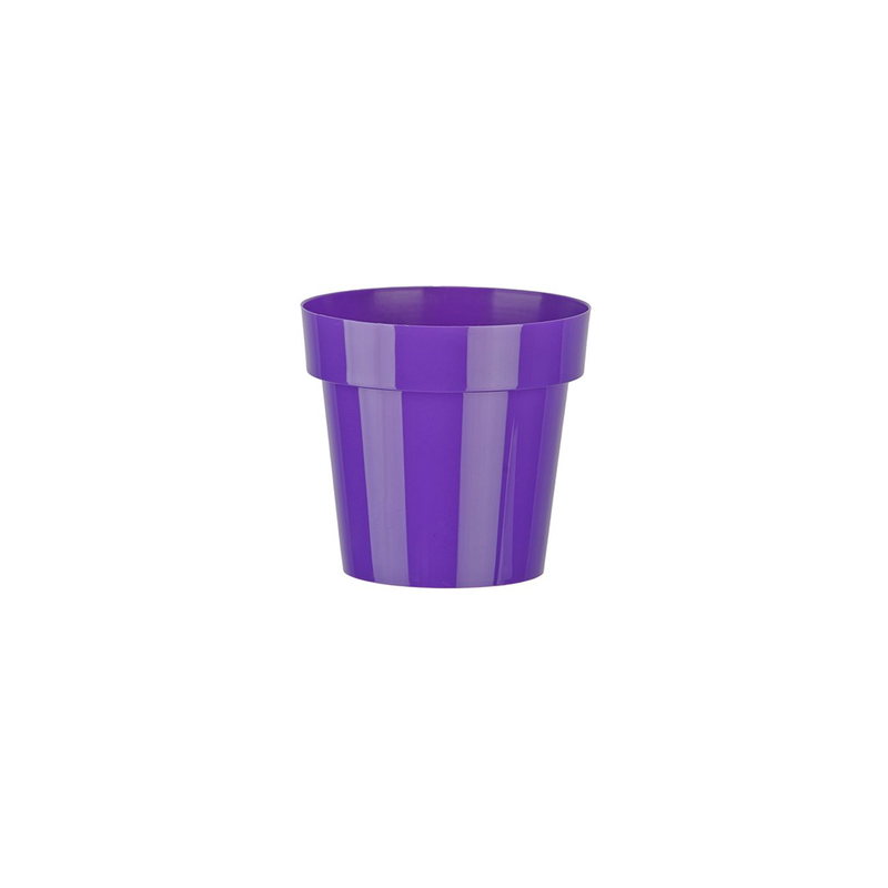 Classic ghiveci plastic mov, 14 cm