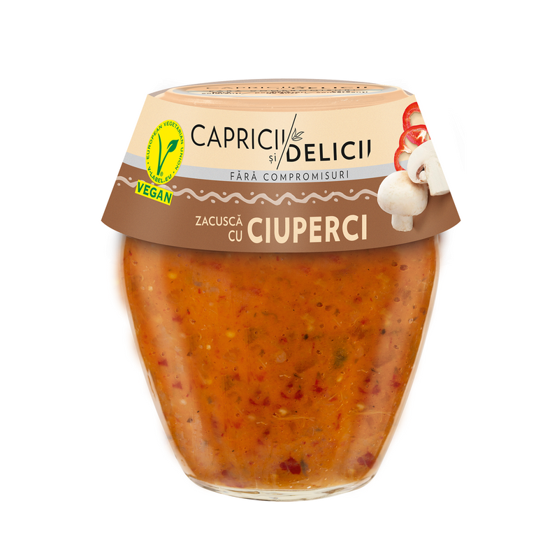 Zacusca cu ciuperci Capricii si Delicii 290g