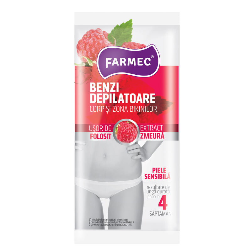 Farmec Benzi depilatoare corp si zona bikinilor