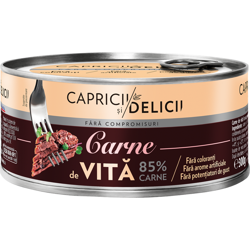 Carne de vita Capricii si Delicii 300g