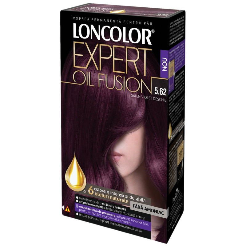 Loncolor Expert Oil Fusion vopsea pentru par 5.62 saten violet deschis