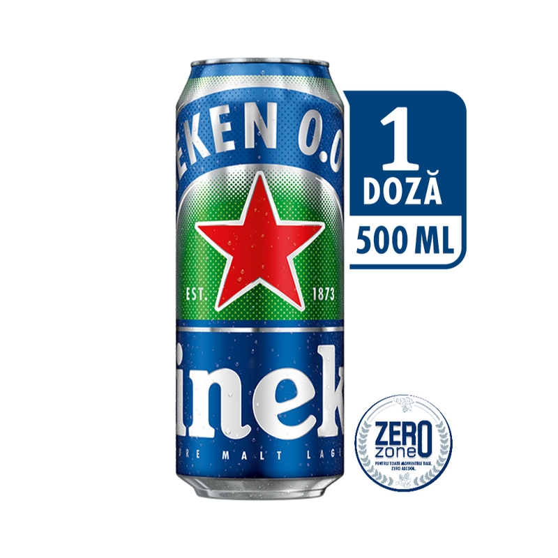 Heineken bere fara alcool, doza 500ml